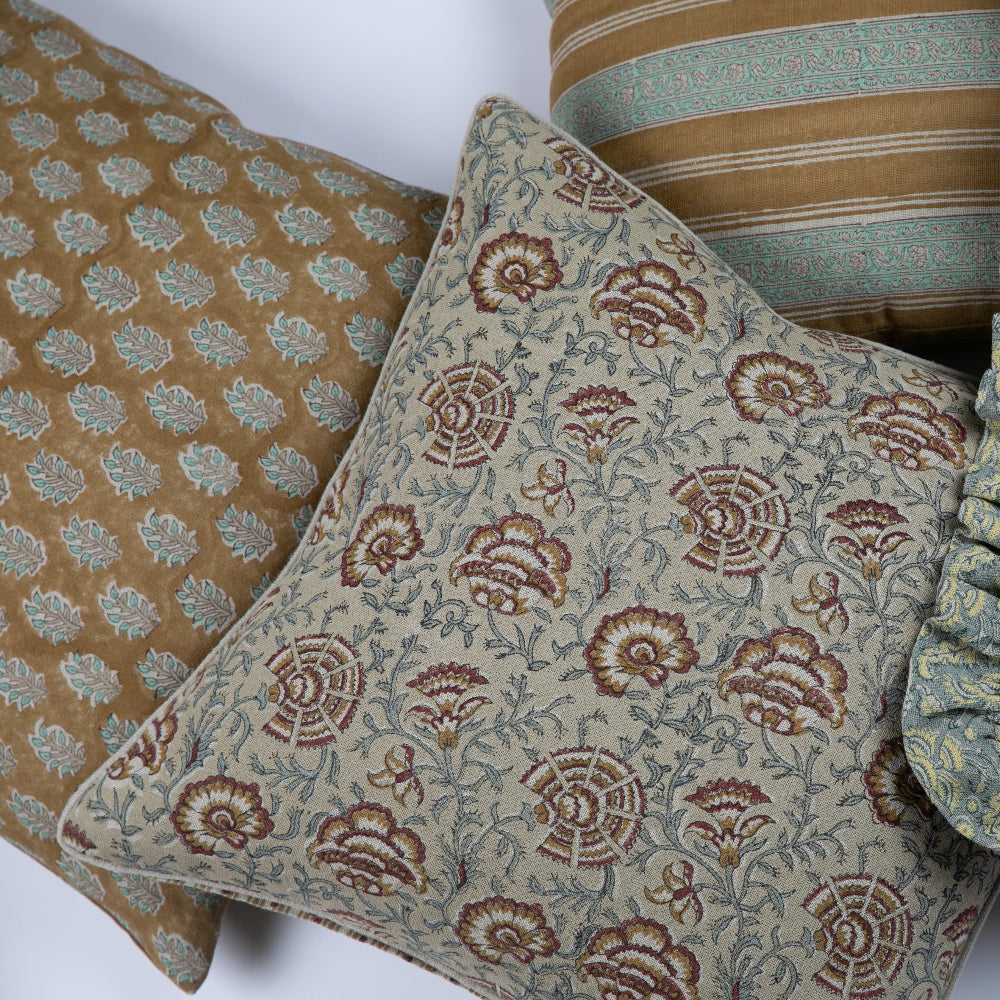 Trulli Mustard Pillow