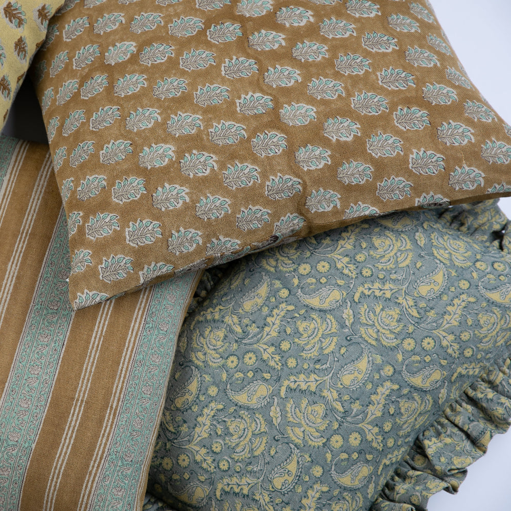 Trulli Mustard Pillow
