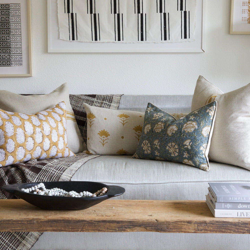 Swanee Mustard Pillow