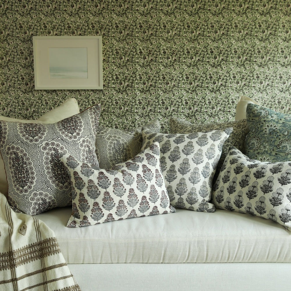 Marigold Malmo on White Pillow