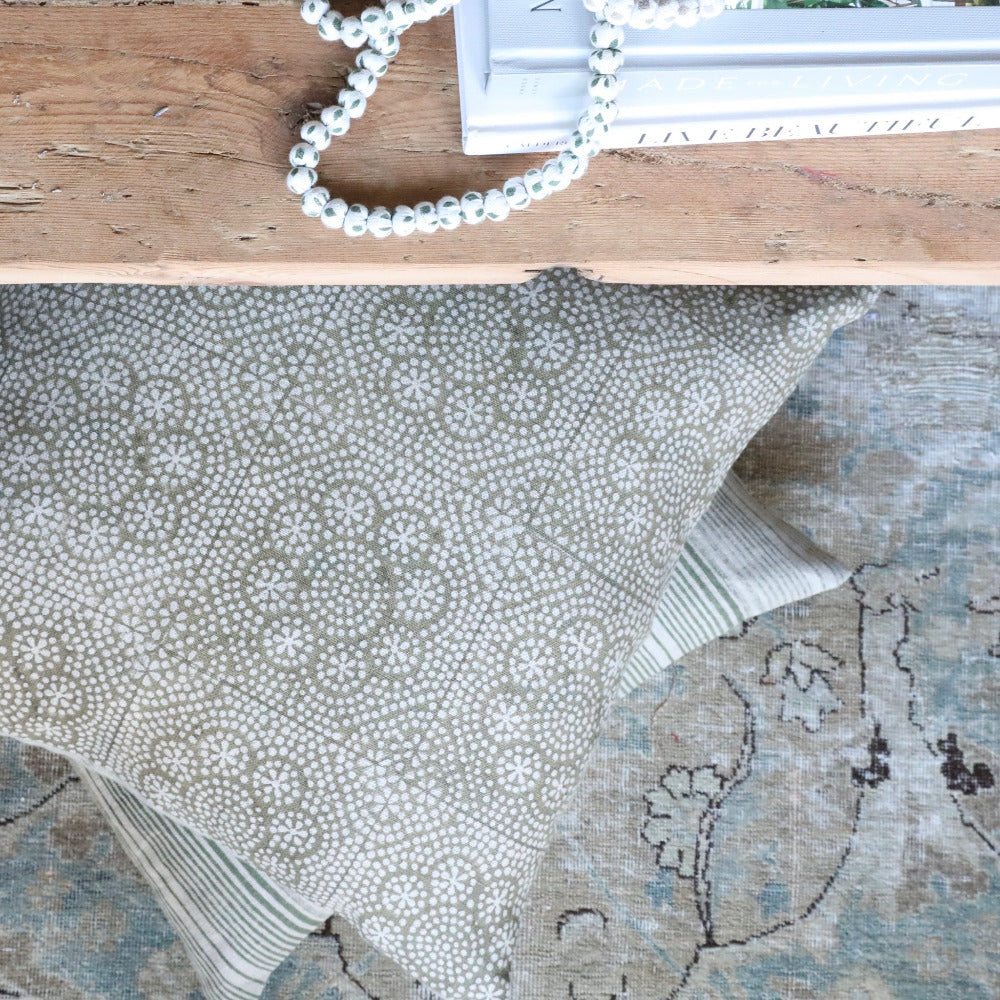 Wisteria Pistachio Pillow