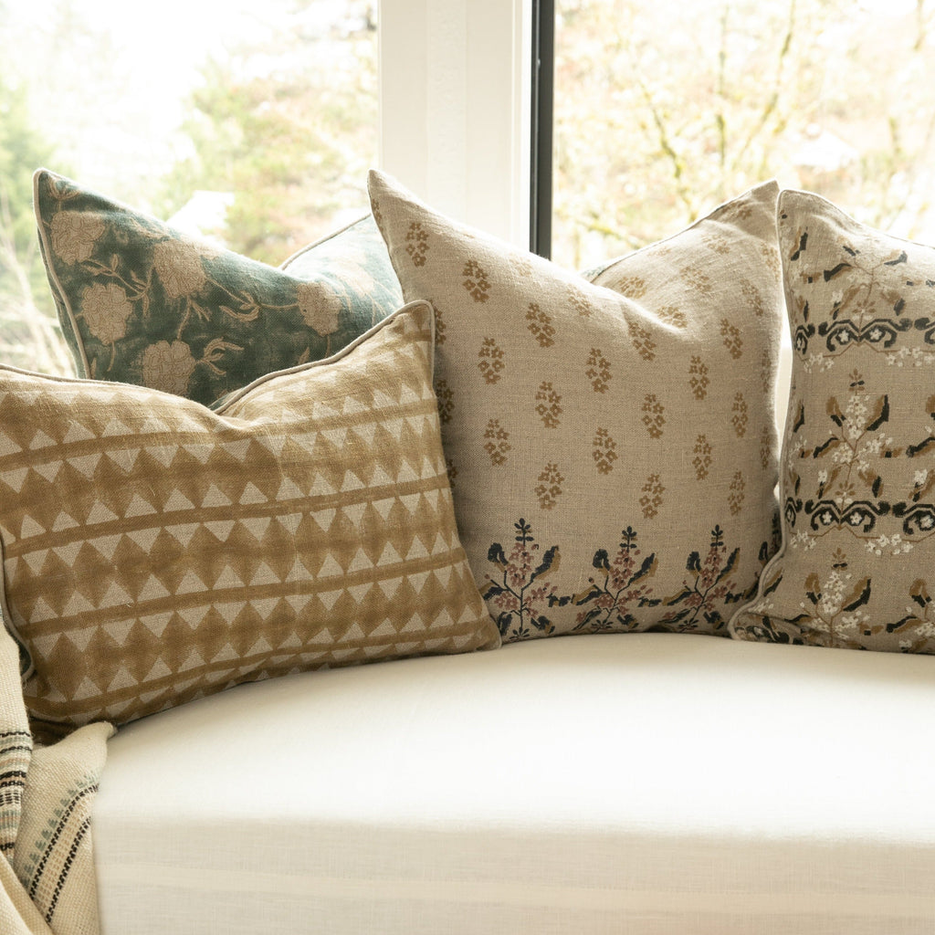 Kumkum Mustard Pillow