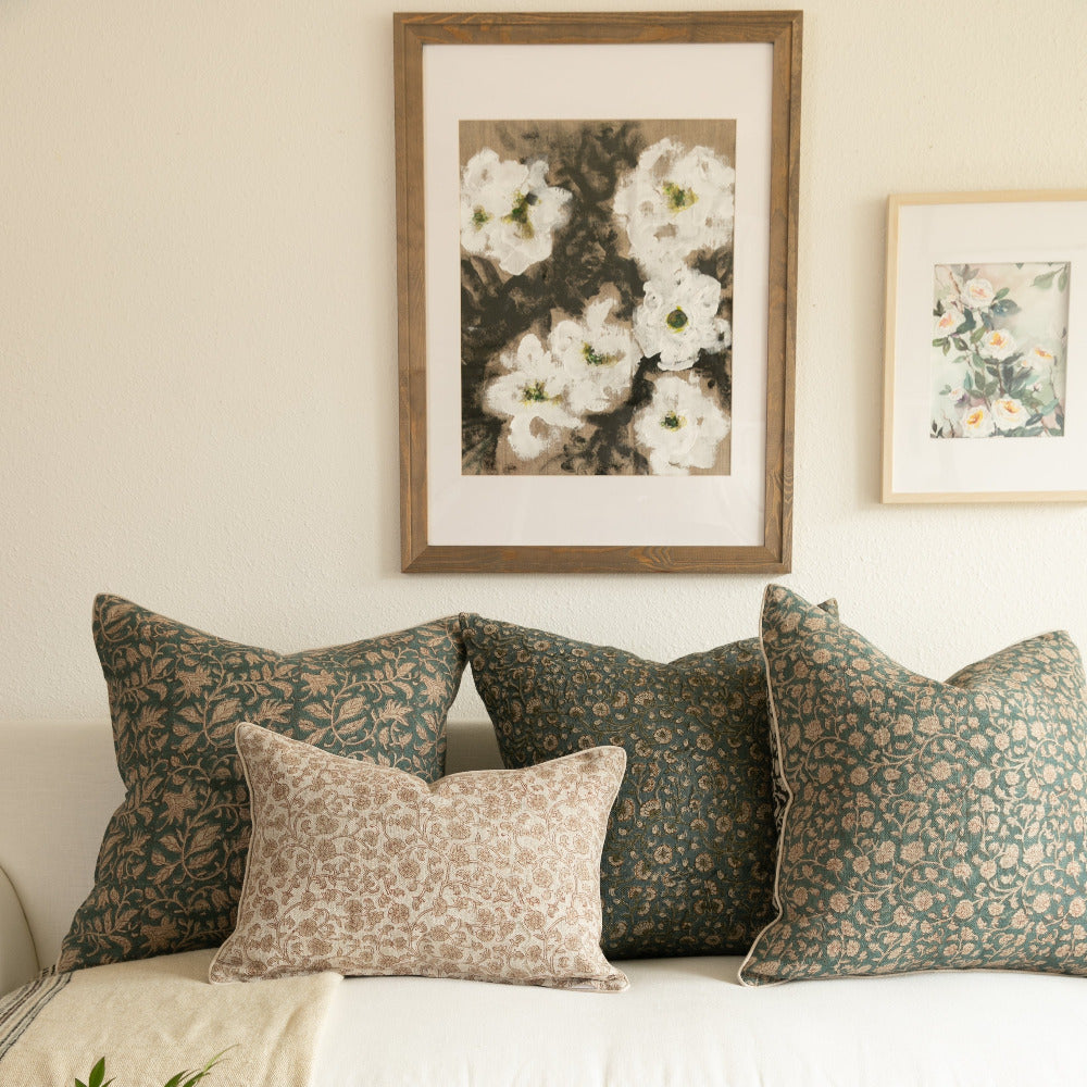 Keya White Pillow