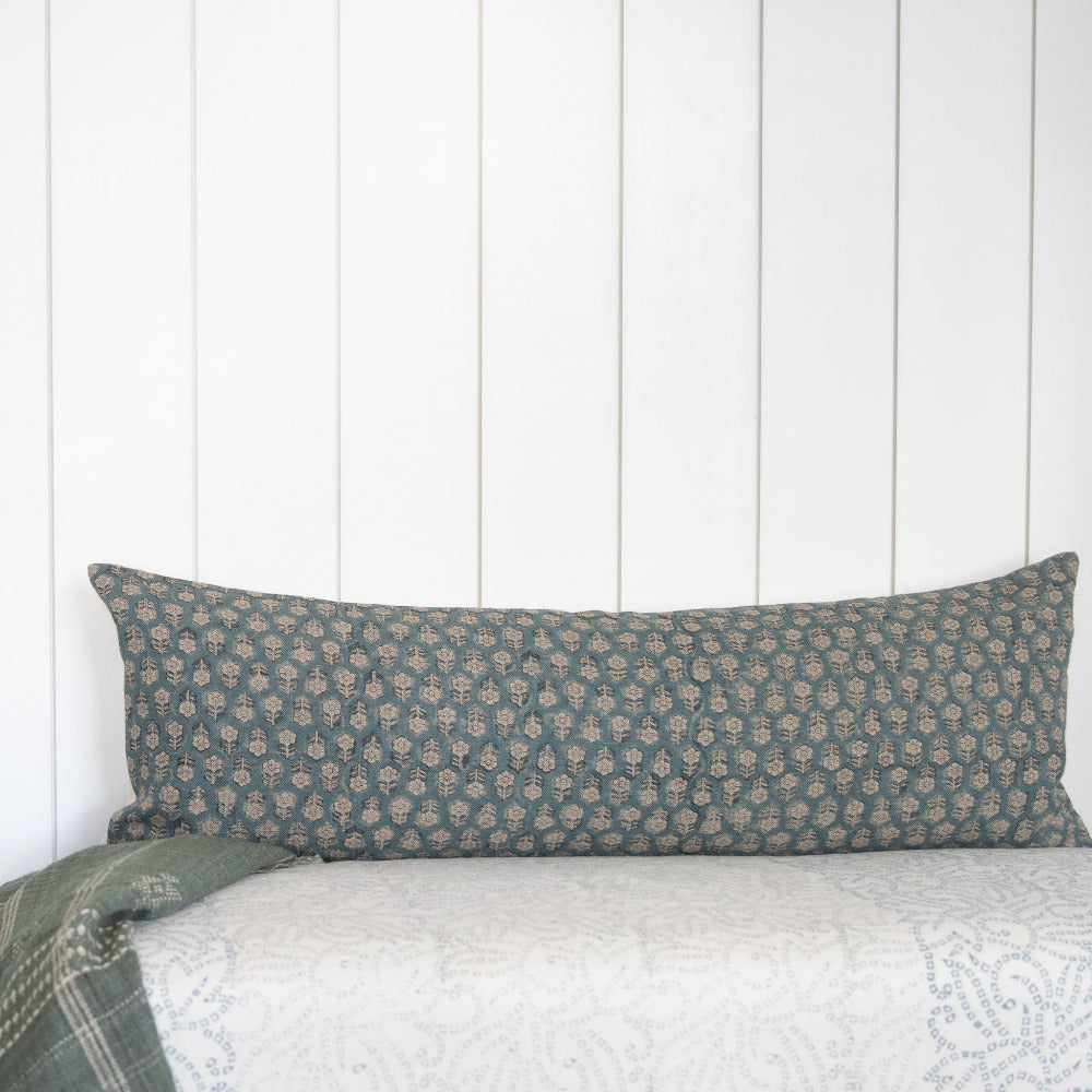Tulsi Teal Pillow
