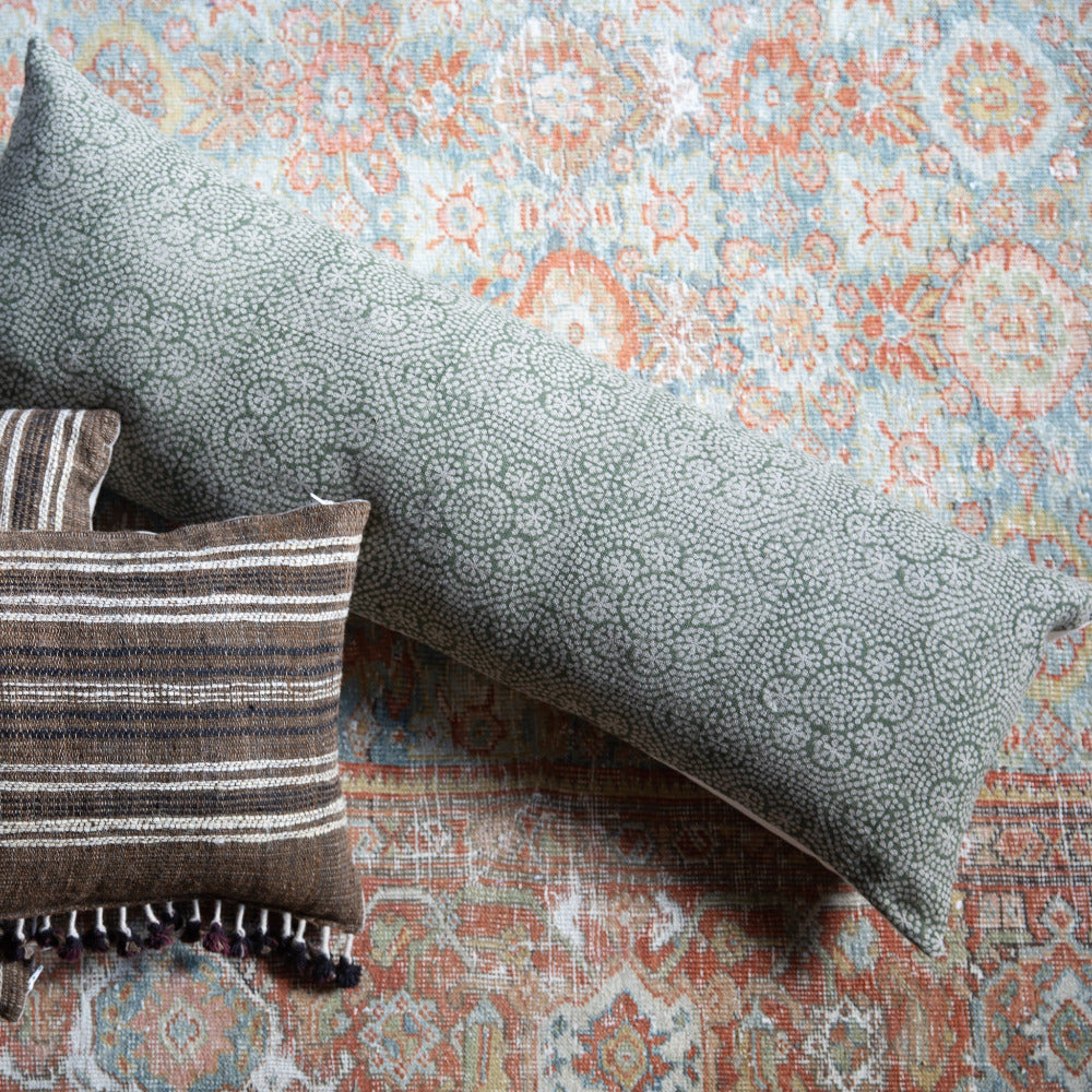 Wisteria Olive Pillow