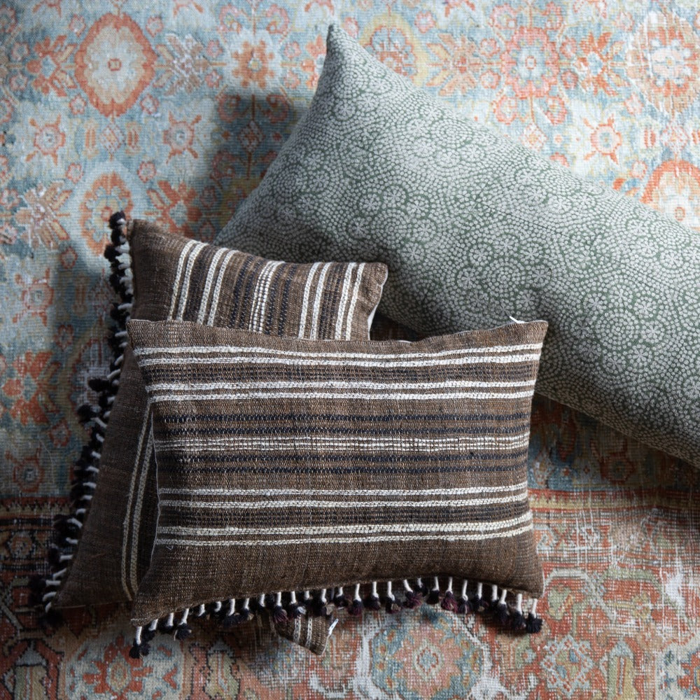 Akriti Charcoal Pillow