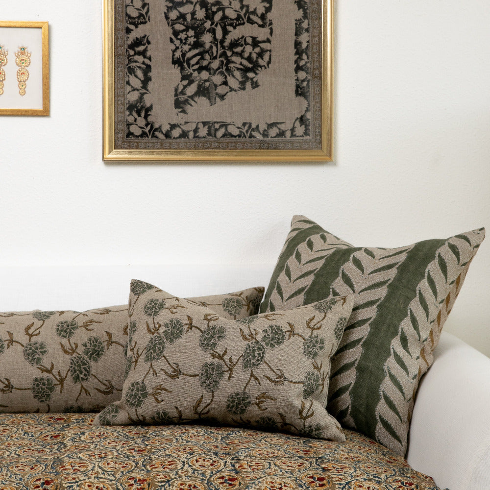 Claire Olive Pillow