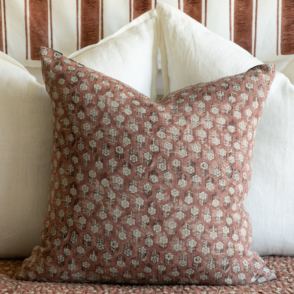 Tulsi Saffron Pillow