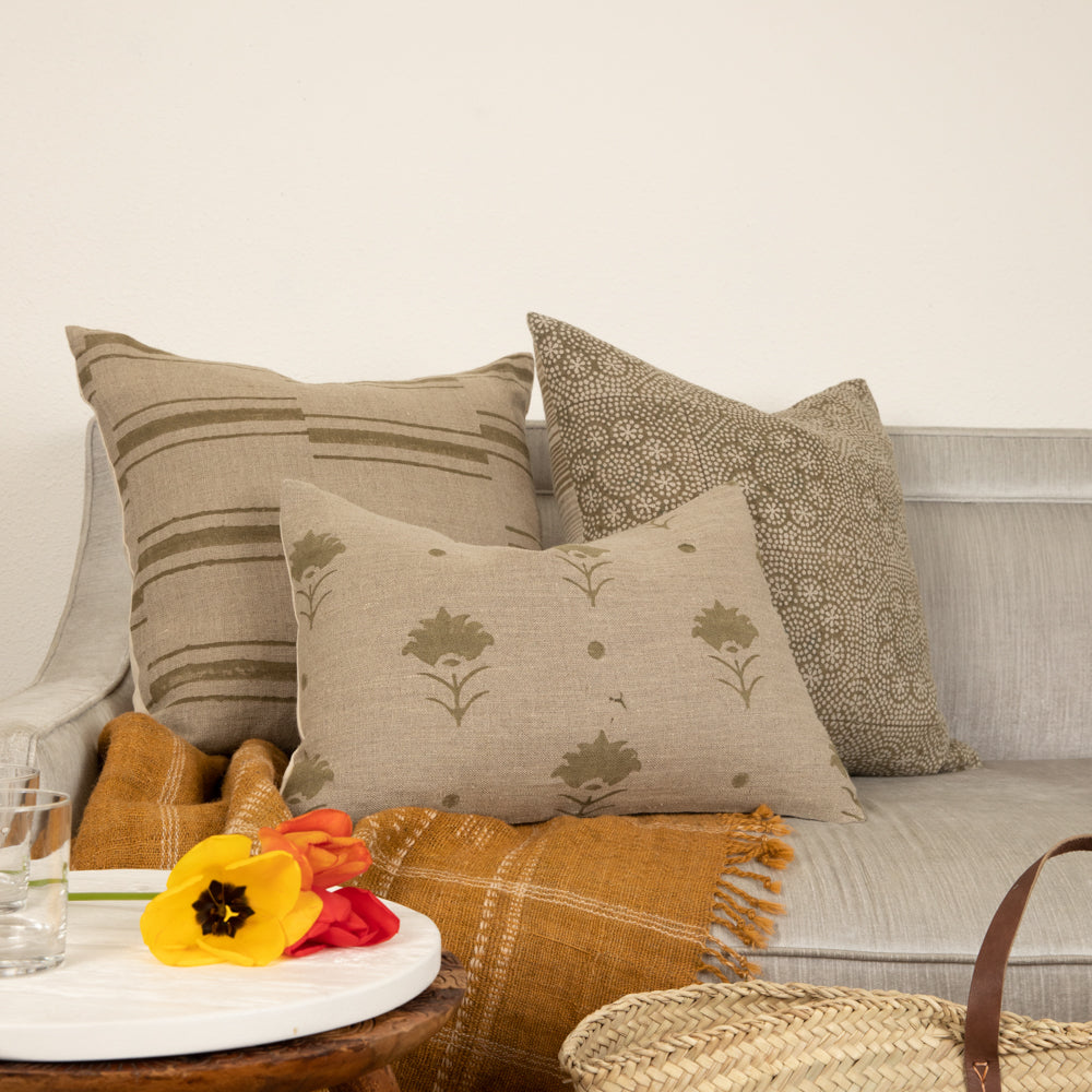 Beni Olive Pillow
