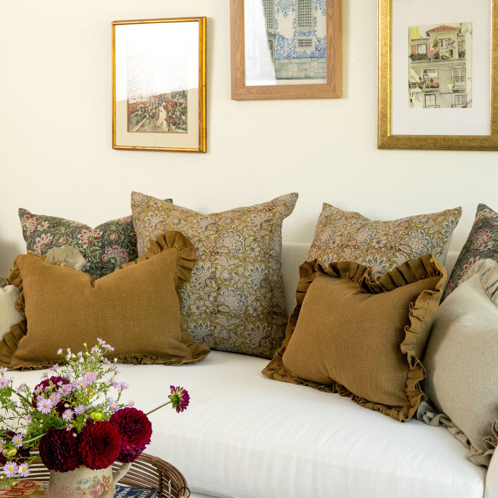 Kundan Stone on White Pillow