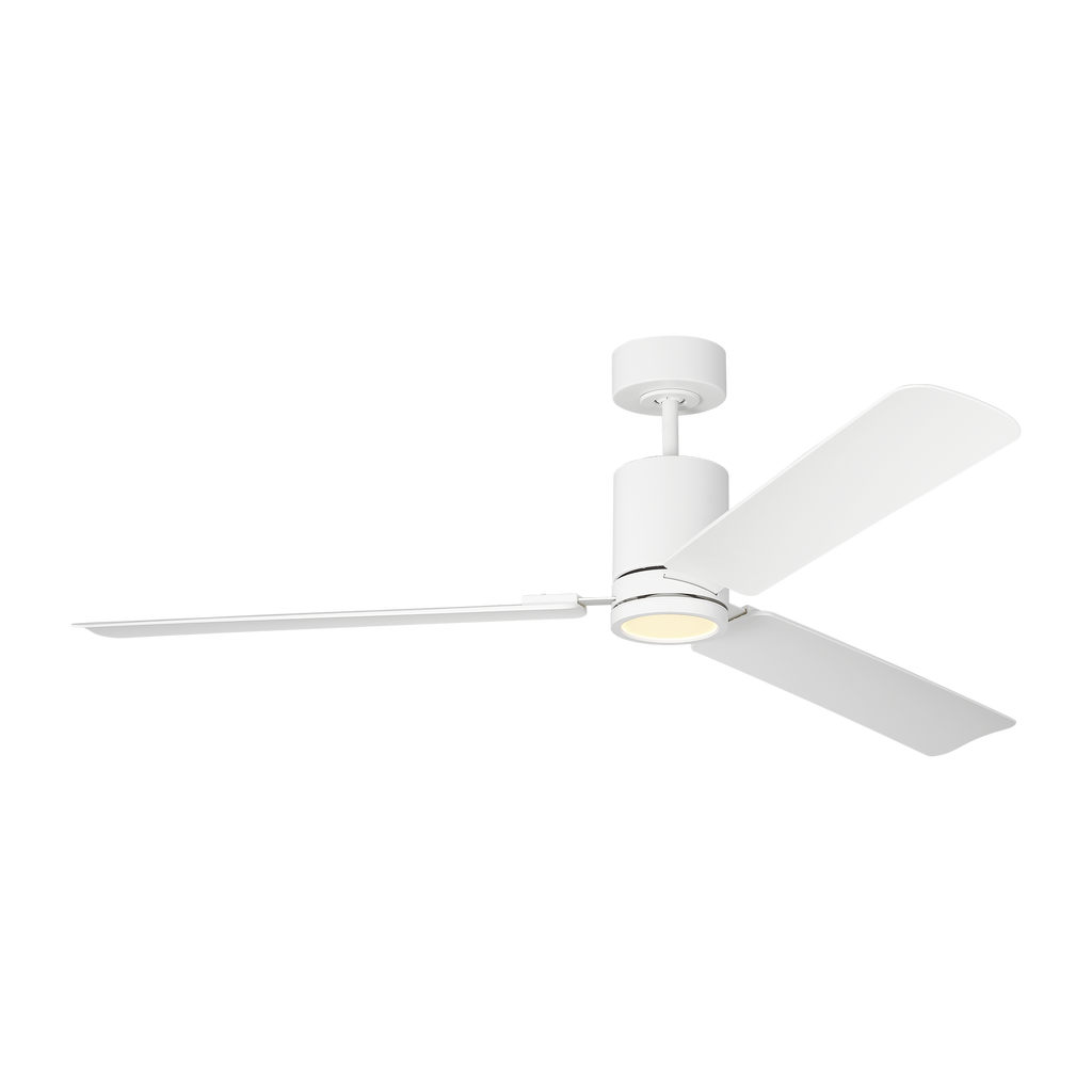 Cleancut 62 Ceiling Fan | Blades Matte White