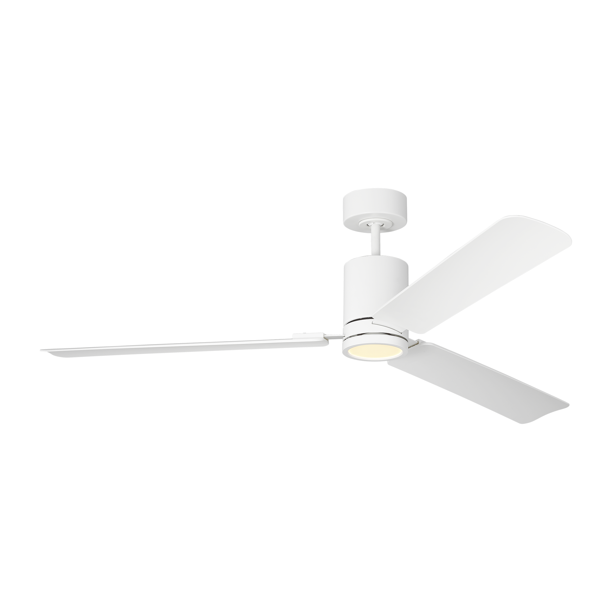 Cleancut 62 Ceiling Fan | Blades Matte White