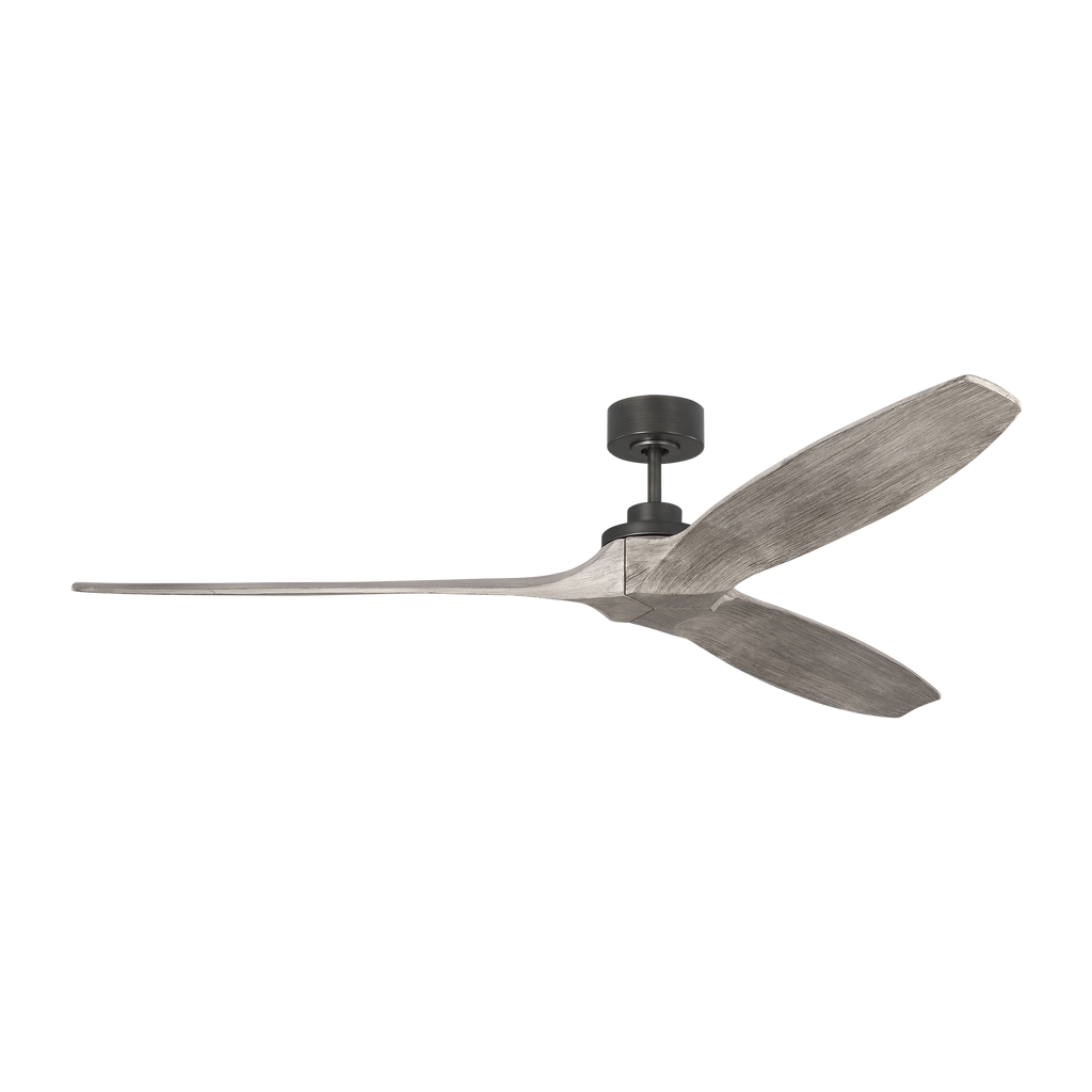 Collins Smart 70 Ceiling Fan | Aged Pewter | Light Grey Weathered Oak Blades