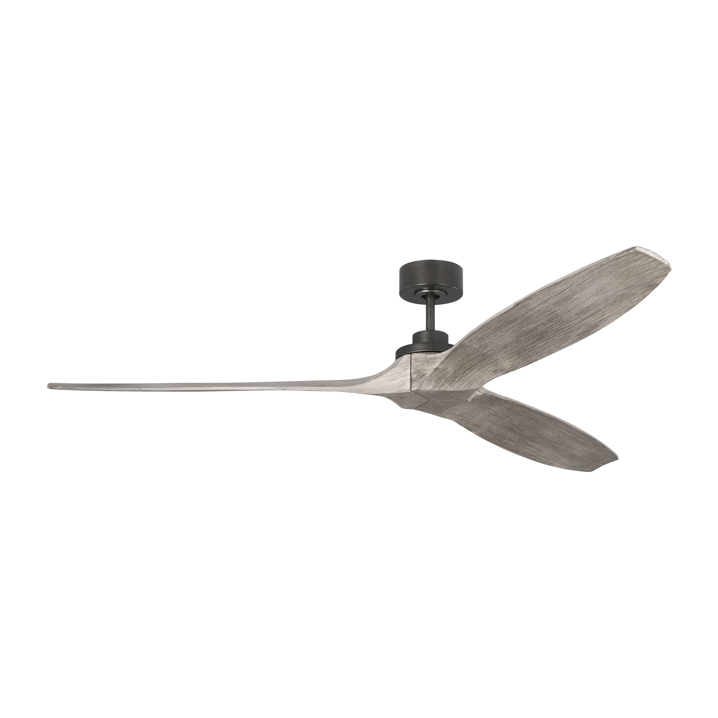 Collins Smart 70 Ceiling Fan | Aged Pewter | Light Grey Weathered Oak Blades