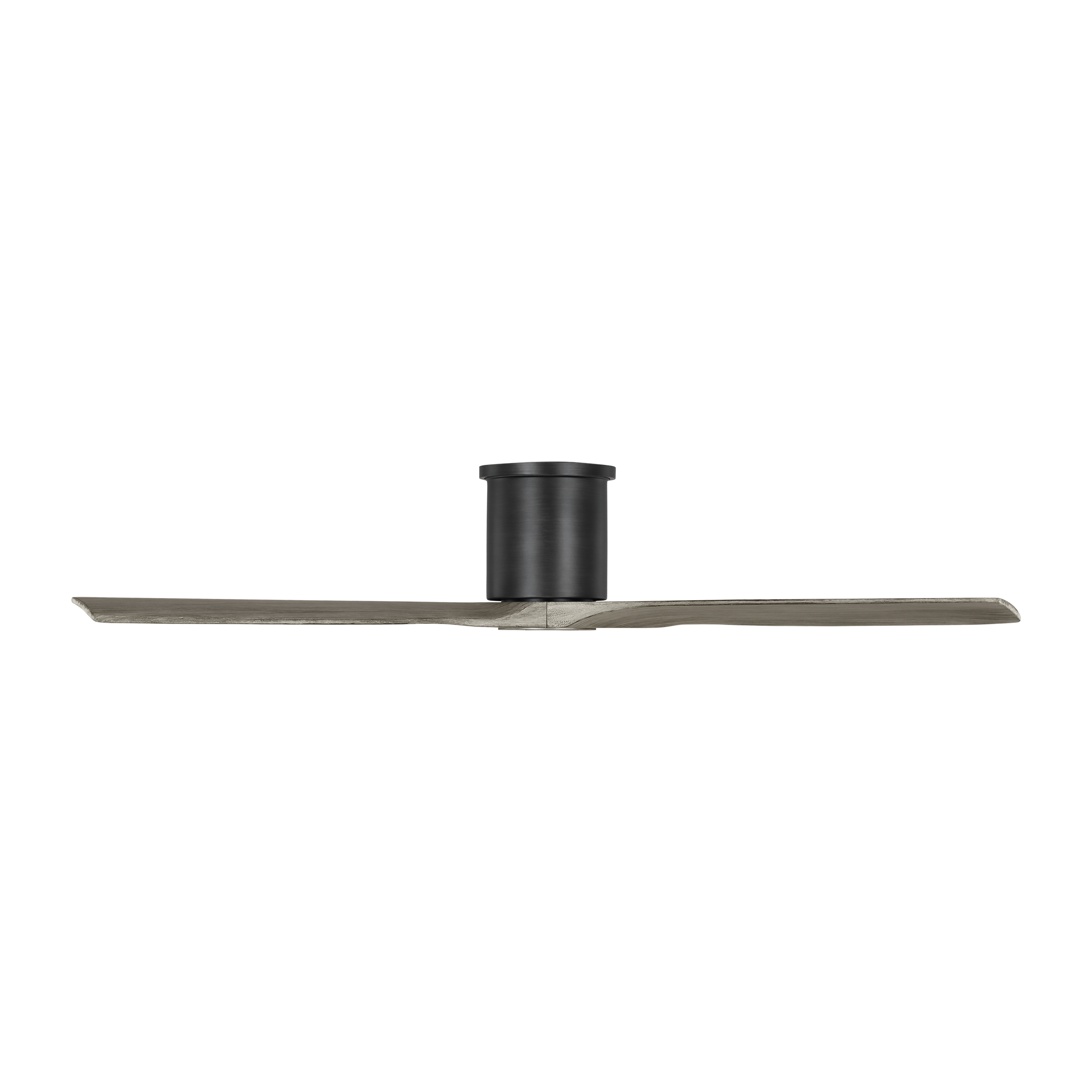 Collins Smart 52 Hugger Ceiling Fan | Aged Pewter | Light Grey Weathered Oak Blades