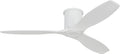 Collins Smart 52 Hugger Ceiling Fan | Blades Matte White