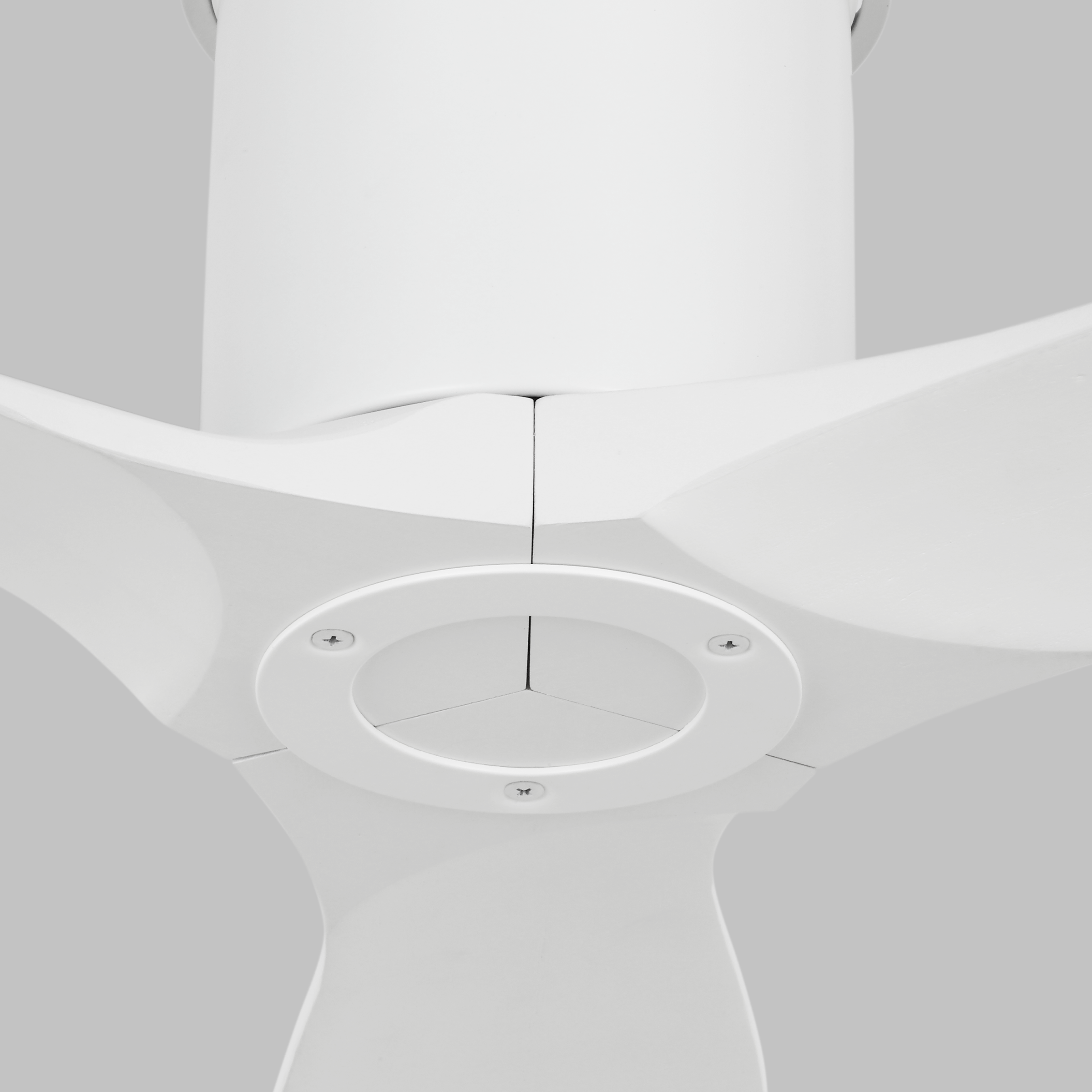 Collins Smart 52 Hugger Ceiling Fan | Blades Matte White