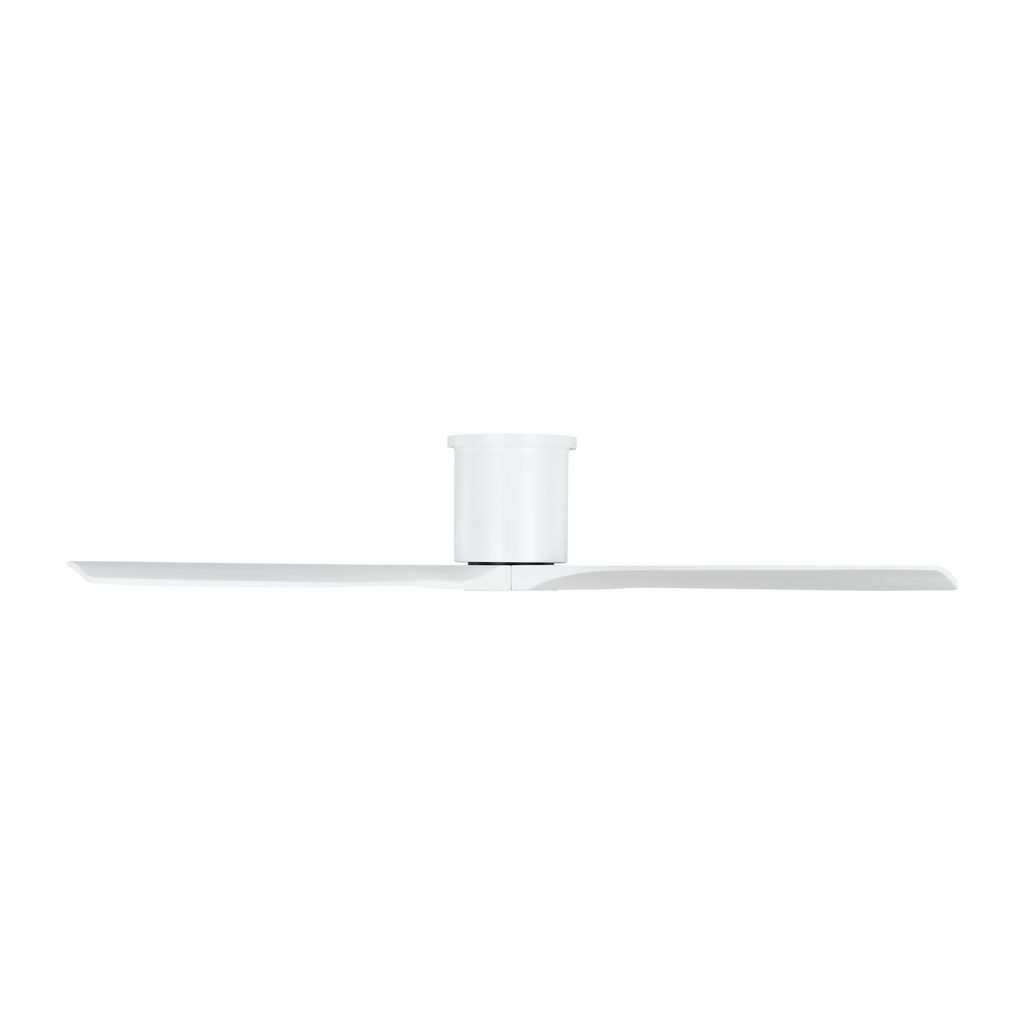 Collins Smart 52 Hugger Ceiling Fan | Blades Matte White