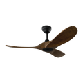 Maverick Smart 44 Ceiling Fan | Midnight Black | Dark Walnut Blades