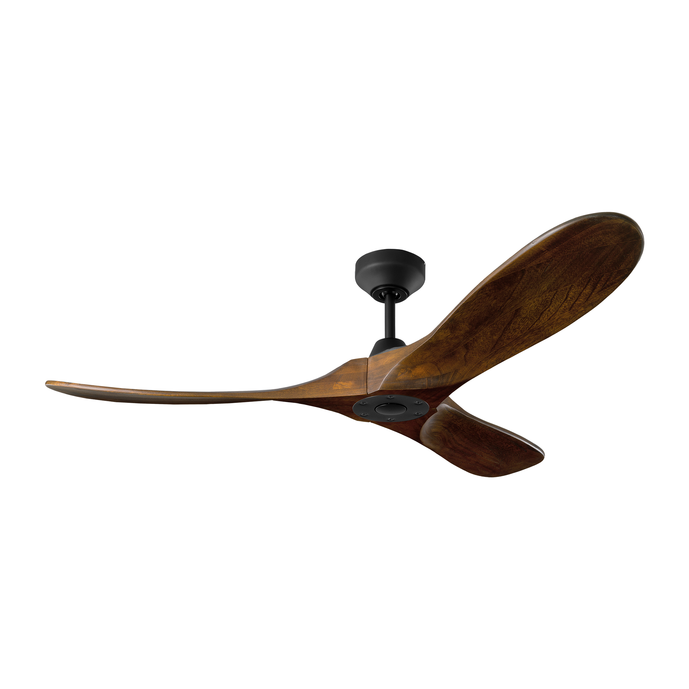 Maverick Smart 52 Ceiling Fan | Matte Black | Dark Walnut Blades Midnight Black