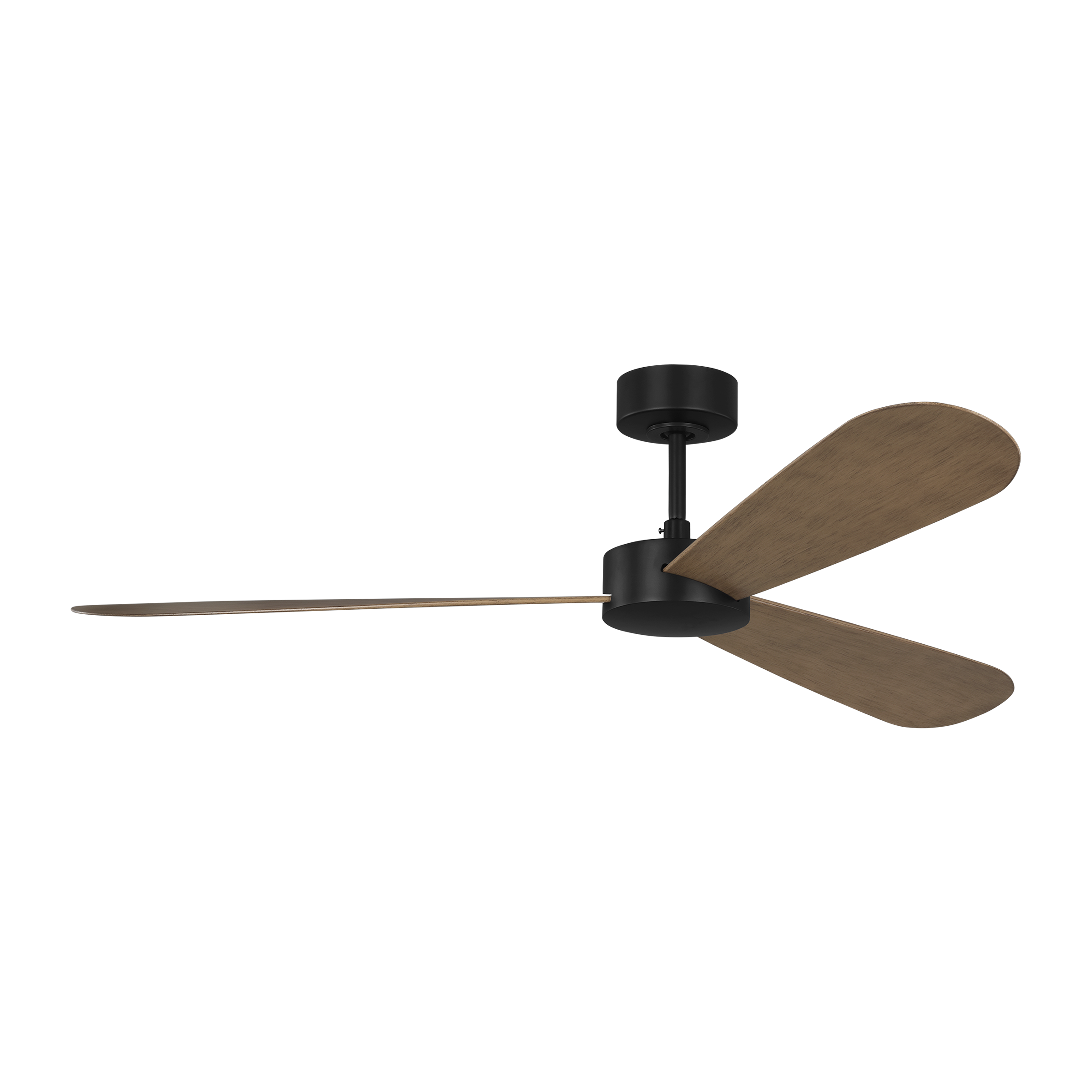 Paddle Smart 60 Ceiling Fan | Oak Blades Midnight Black