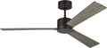Rozzen 52 Ceiling Fan | Aged Pewter | Light Grey Weathered Oak Blades