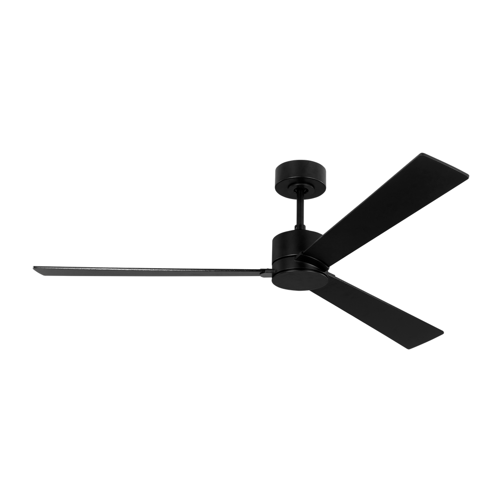 Rozzen Smart 60 Ceiling Fan | Midnight Black | Midnight Black / American Walnut Reversible Blades