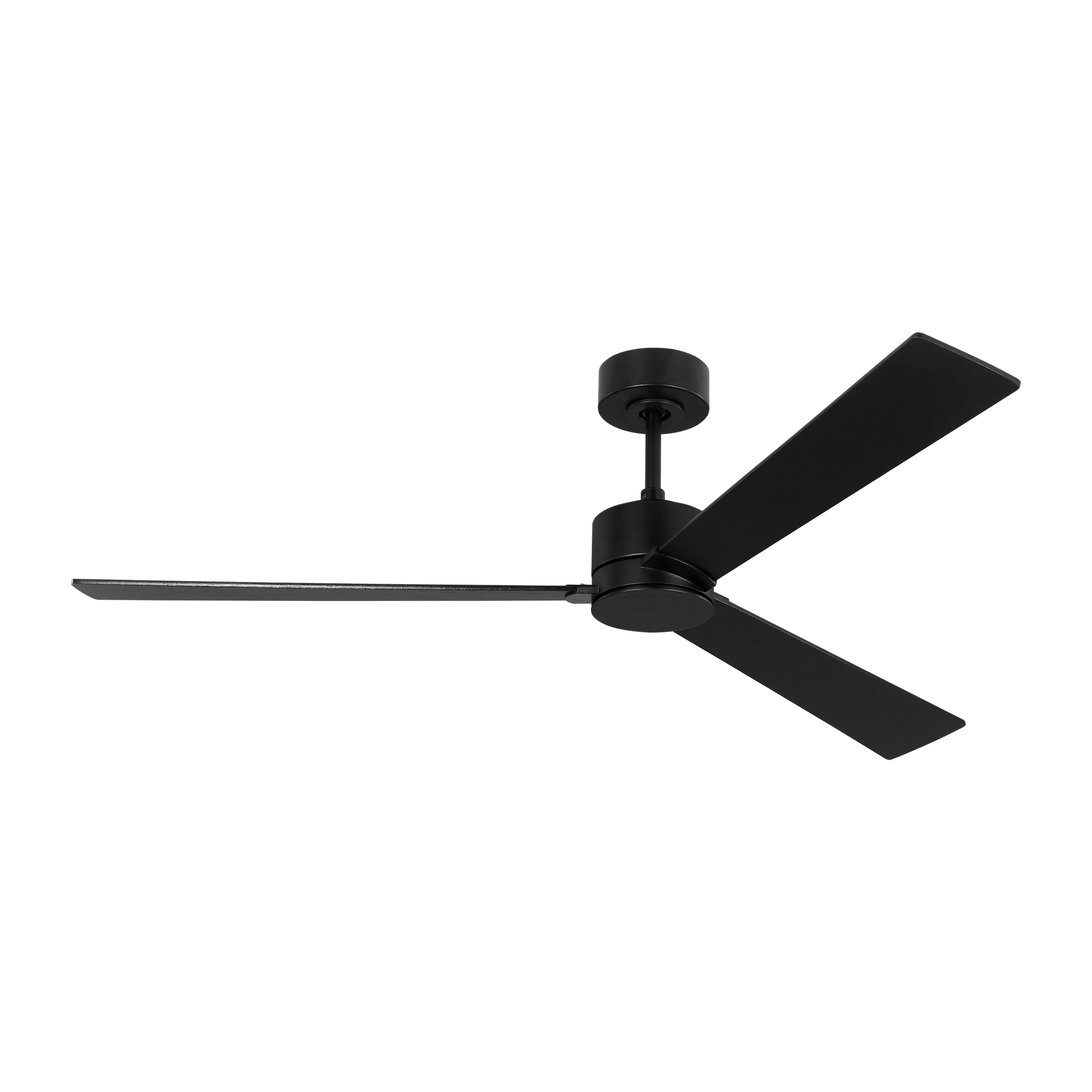 Rozzen Smart 60 Ceiling Fan | Midnight Black | Midnight Black / American Walnut Reversible Blades