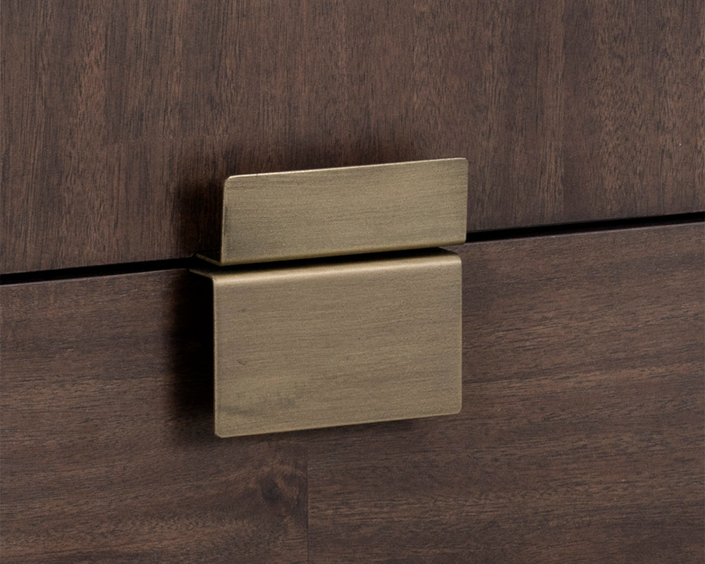 Jade Dresser - Antique Brass - Dark Mango