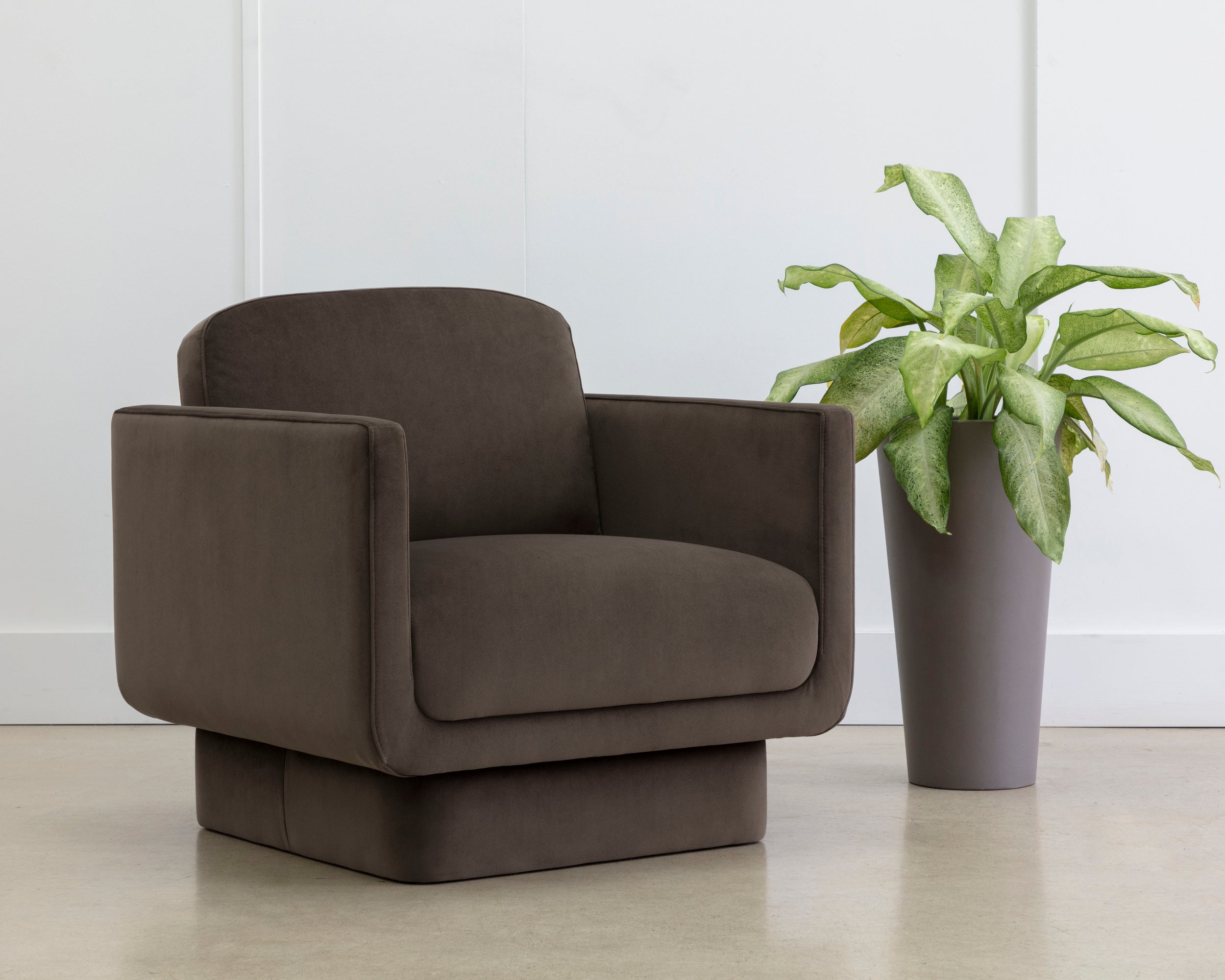 Everton Armchair - Meg Dark Brown