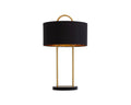 Kezna Table Lamp - Black Marble - Matte Black