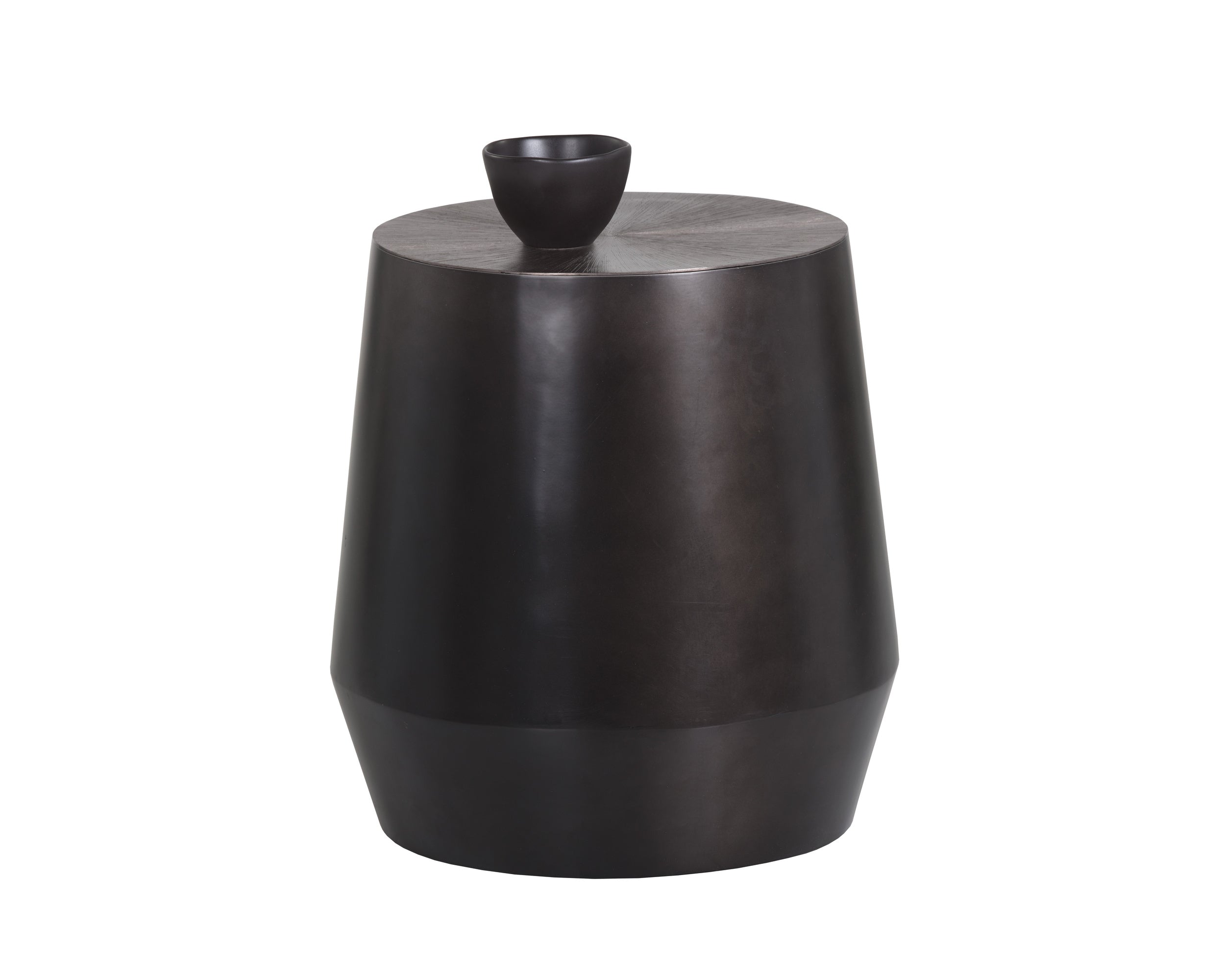 Creed End Table - Gunmetal