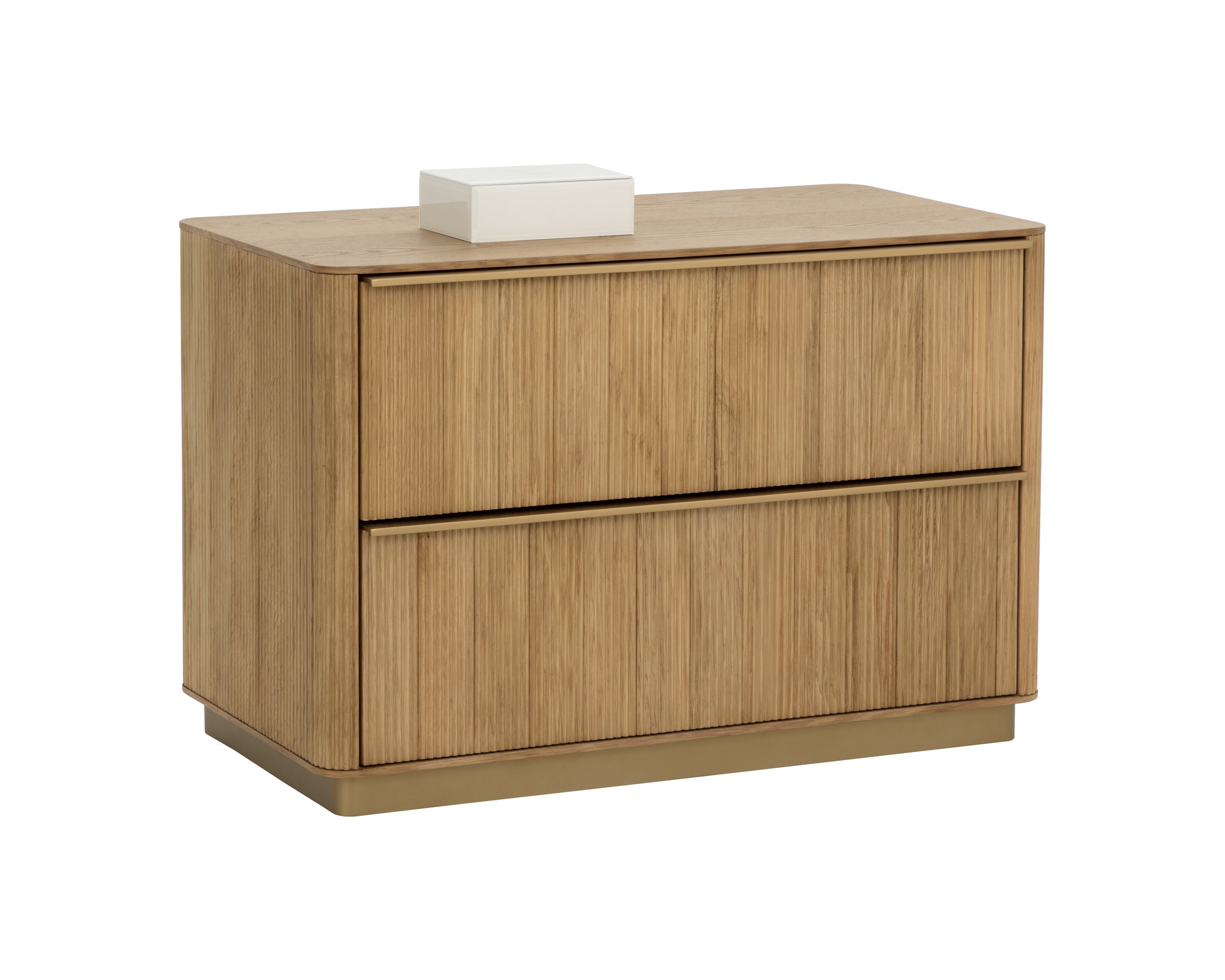Kalla Nightstand - Large - Rustic Oak