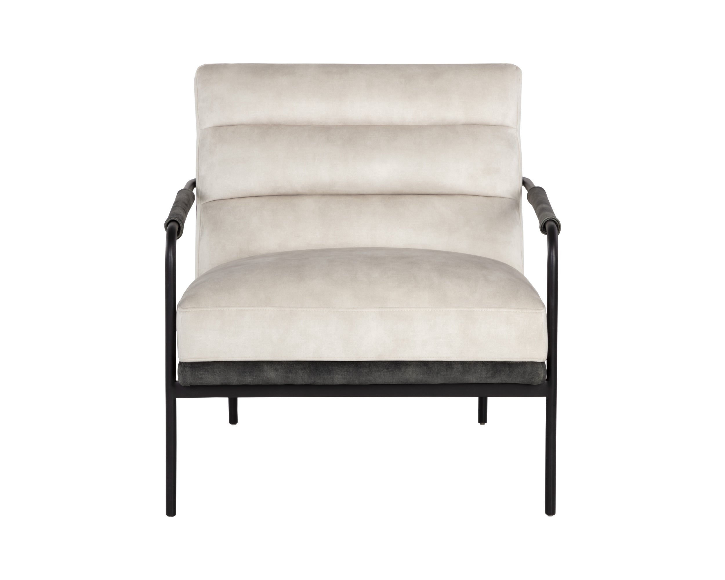 Tristen Lounge Chair - Nono Cream / Nono Dark Green