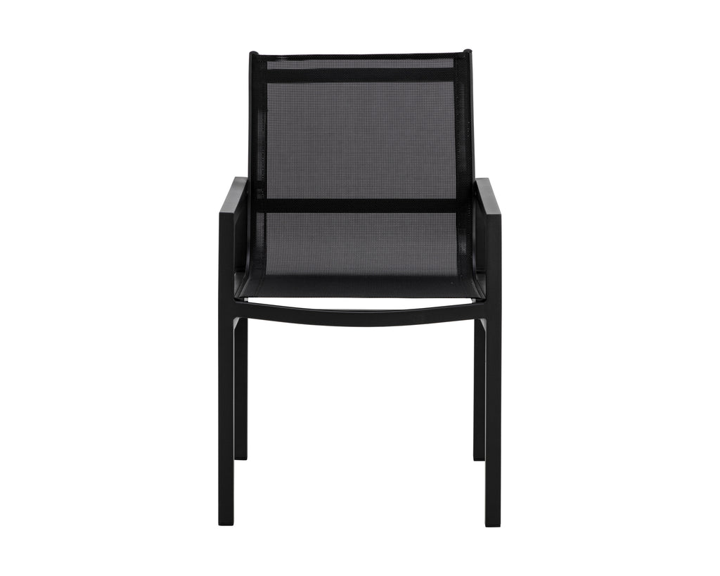 Merano Dining Armchair - Black