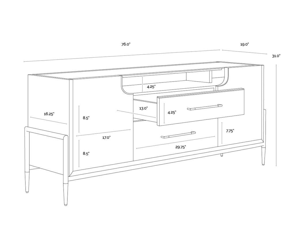 Weldrick Sideboard - Espresso