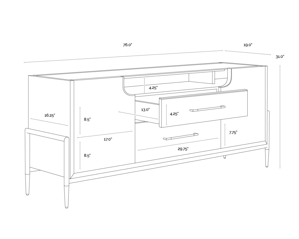 Weldrick Sideboard - Espresso