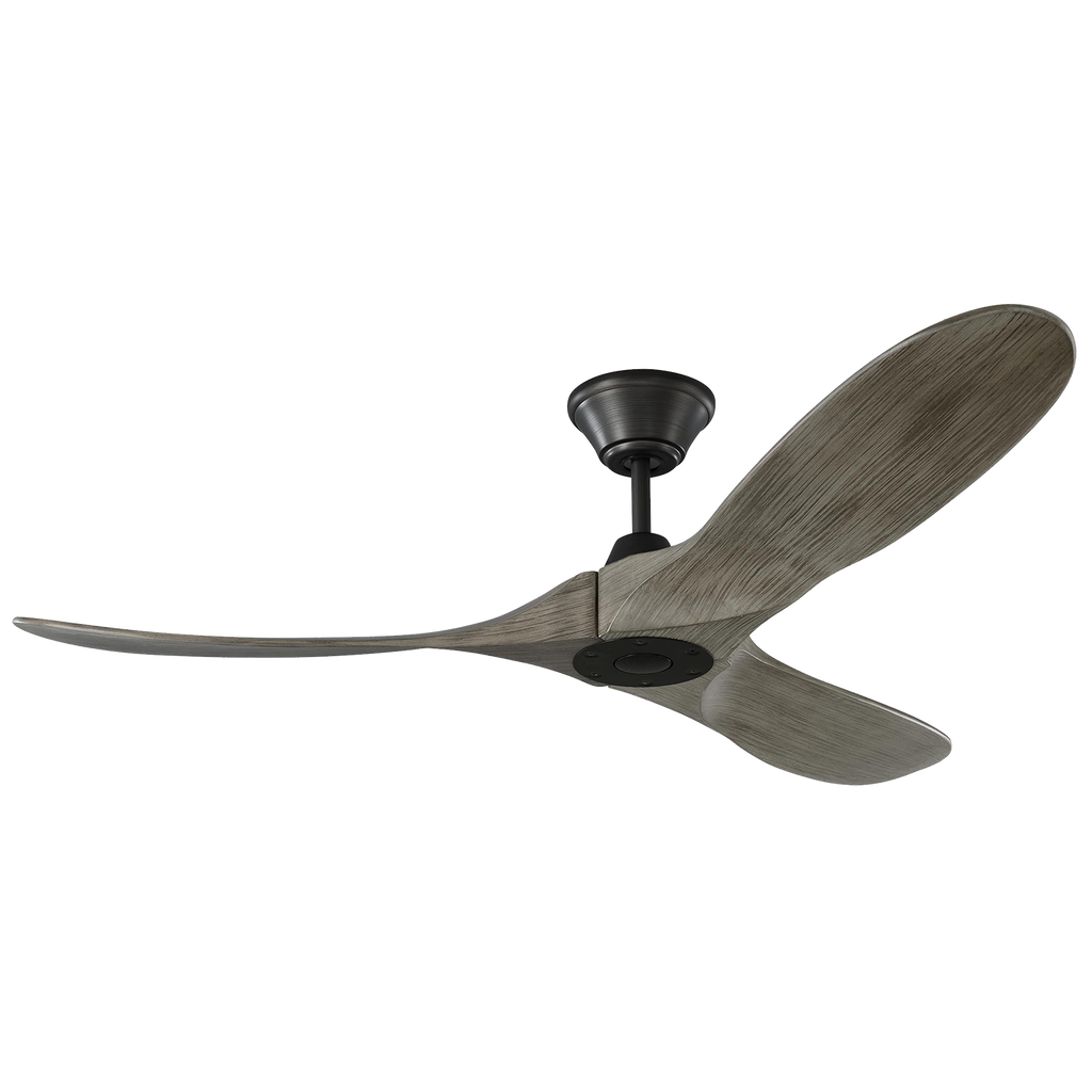 Maverick 52 Ceiling Fan | Aged Pewter | Light Grey Weathered Oak Blades