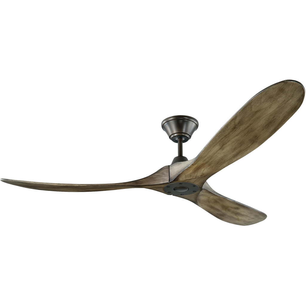 Maverick 60 Ceiling Fan | Aged Pewter | Light Grey Weathered Oak Blades