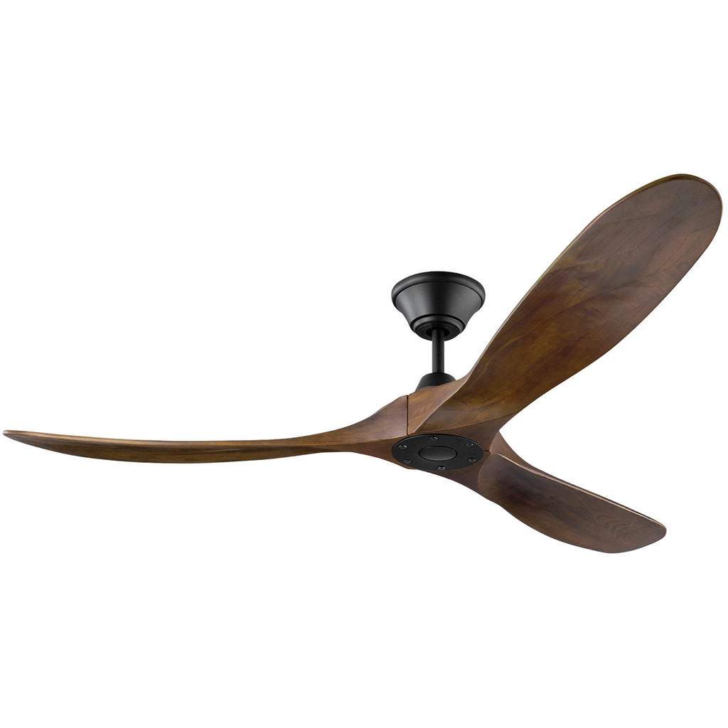 Maverick 60 Ceiling Fan | Dark Walnut Blades Matte Black