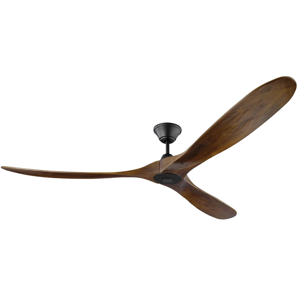 Maverick 70 Ceiling Fan | Dark Walnut Blades Matte Black