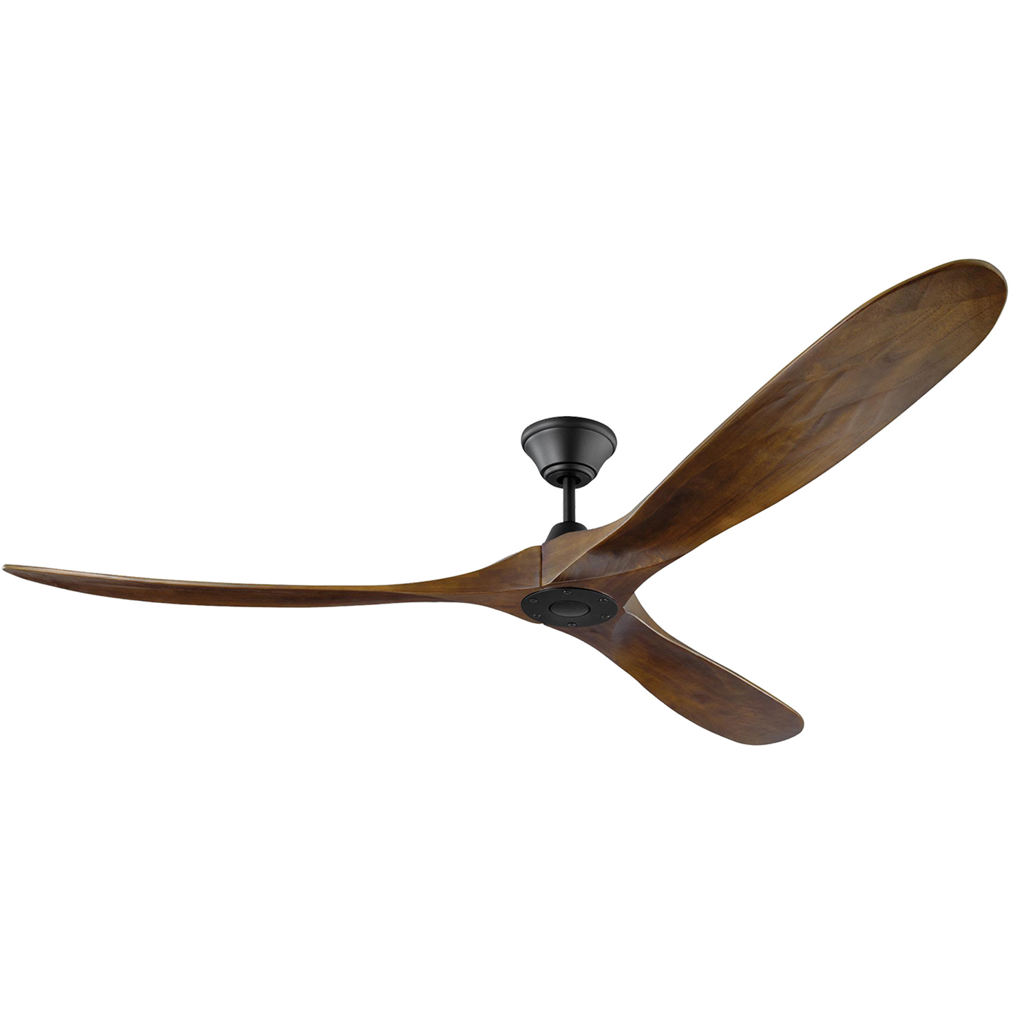 Maverick 70 Ceiling Fan | Dark Walnut Blades Matte Black