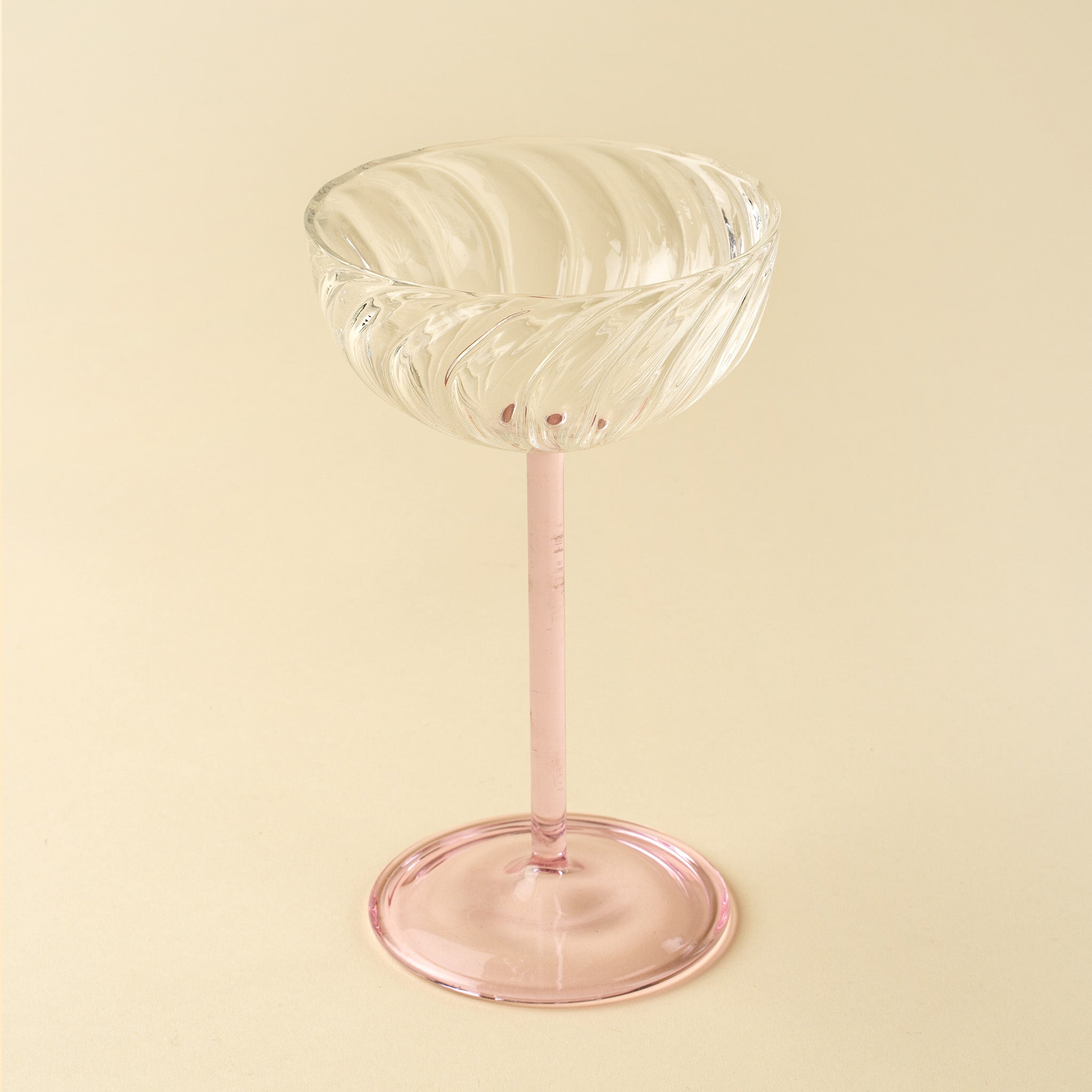 Celeste Coupe Glass, Pink
