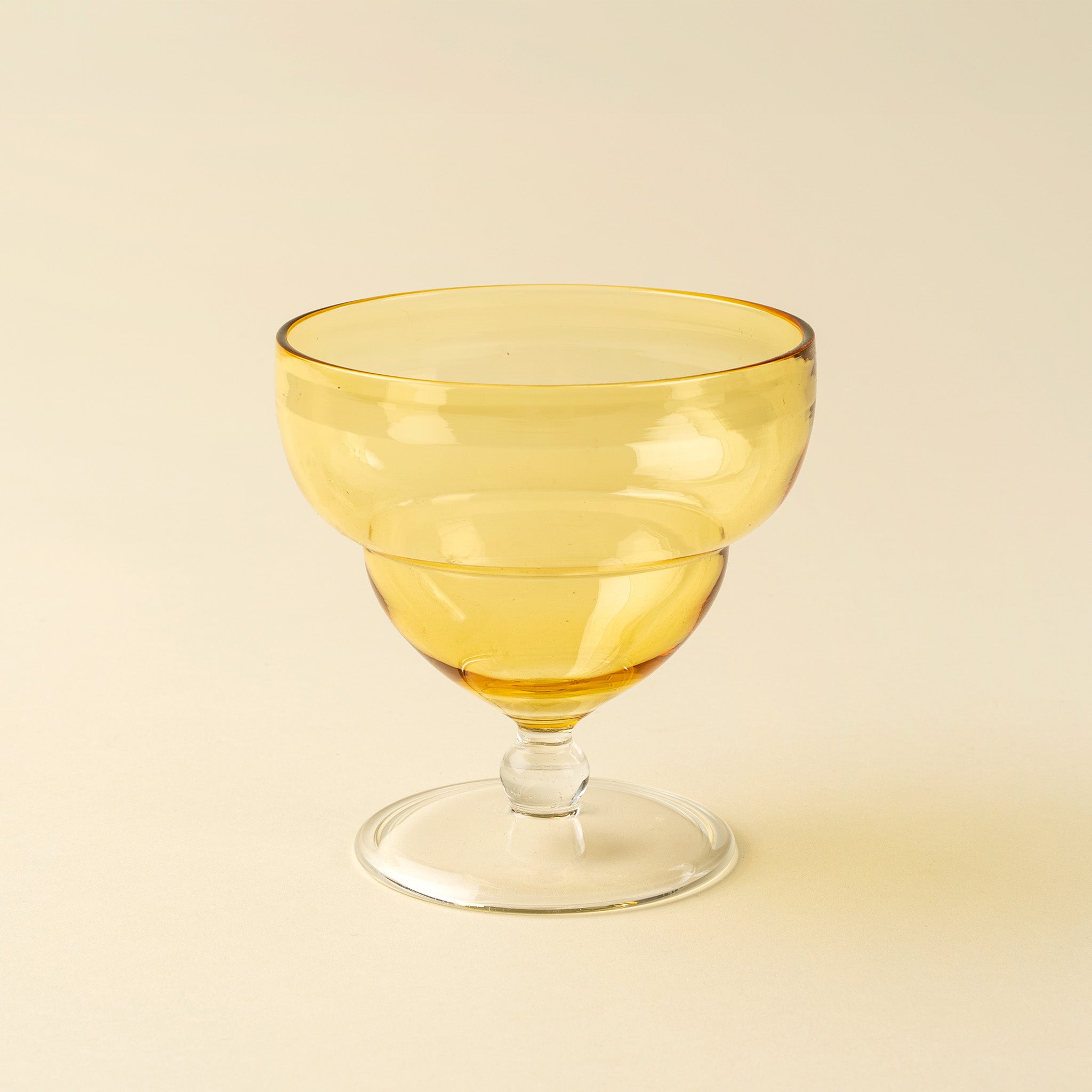 Savoy Coupe Glass, Amber