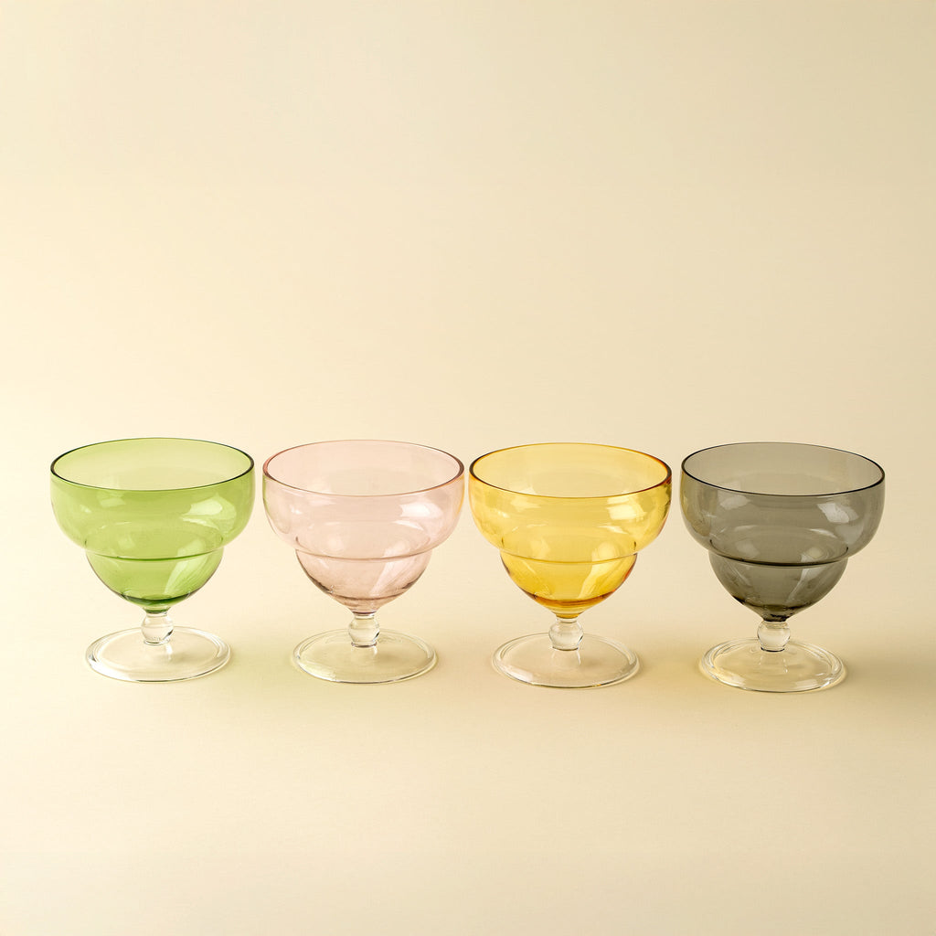 Savoy Coupe Glass, Amber