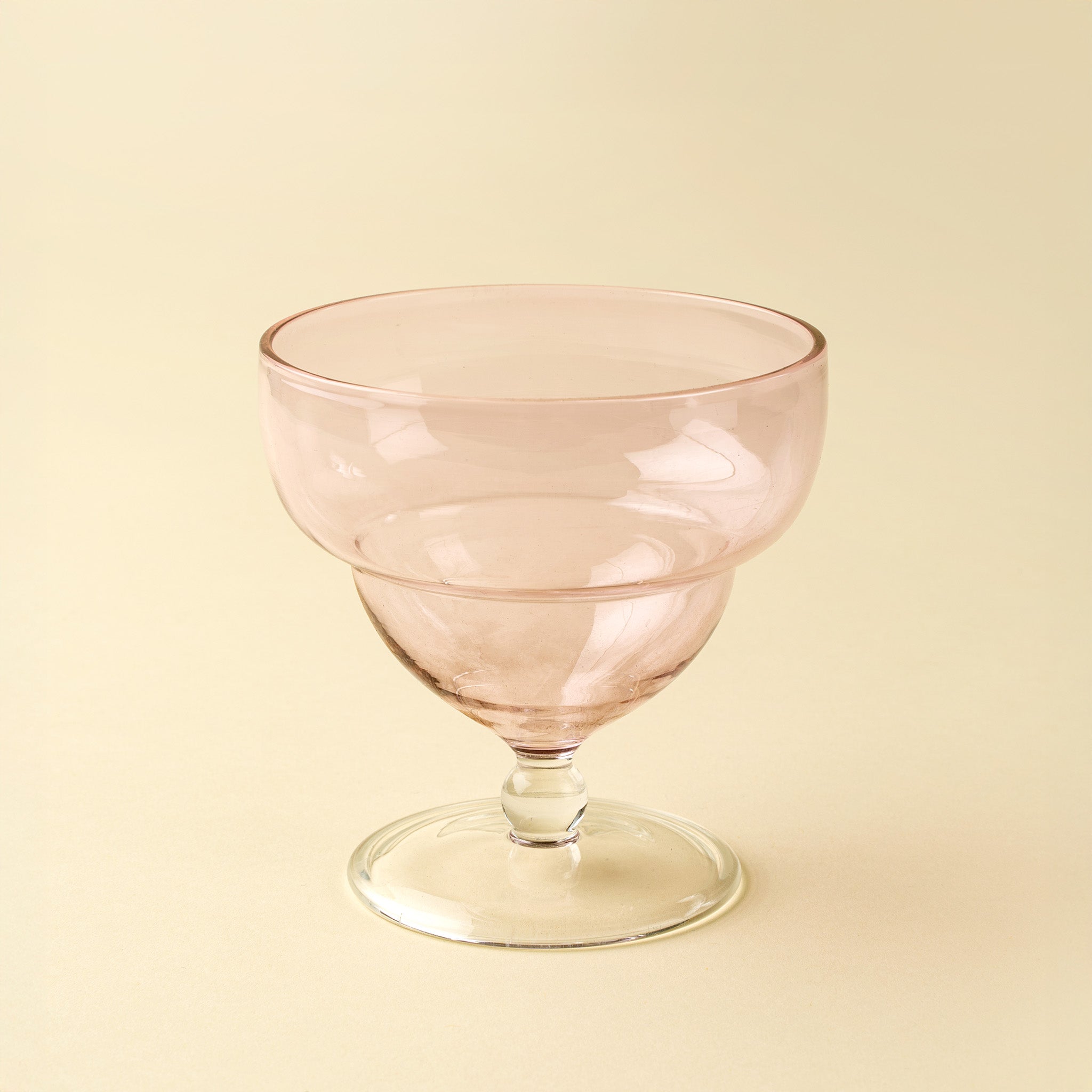 Savoy Coupe Glass, Pink