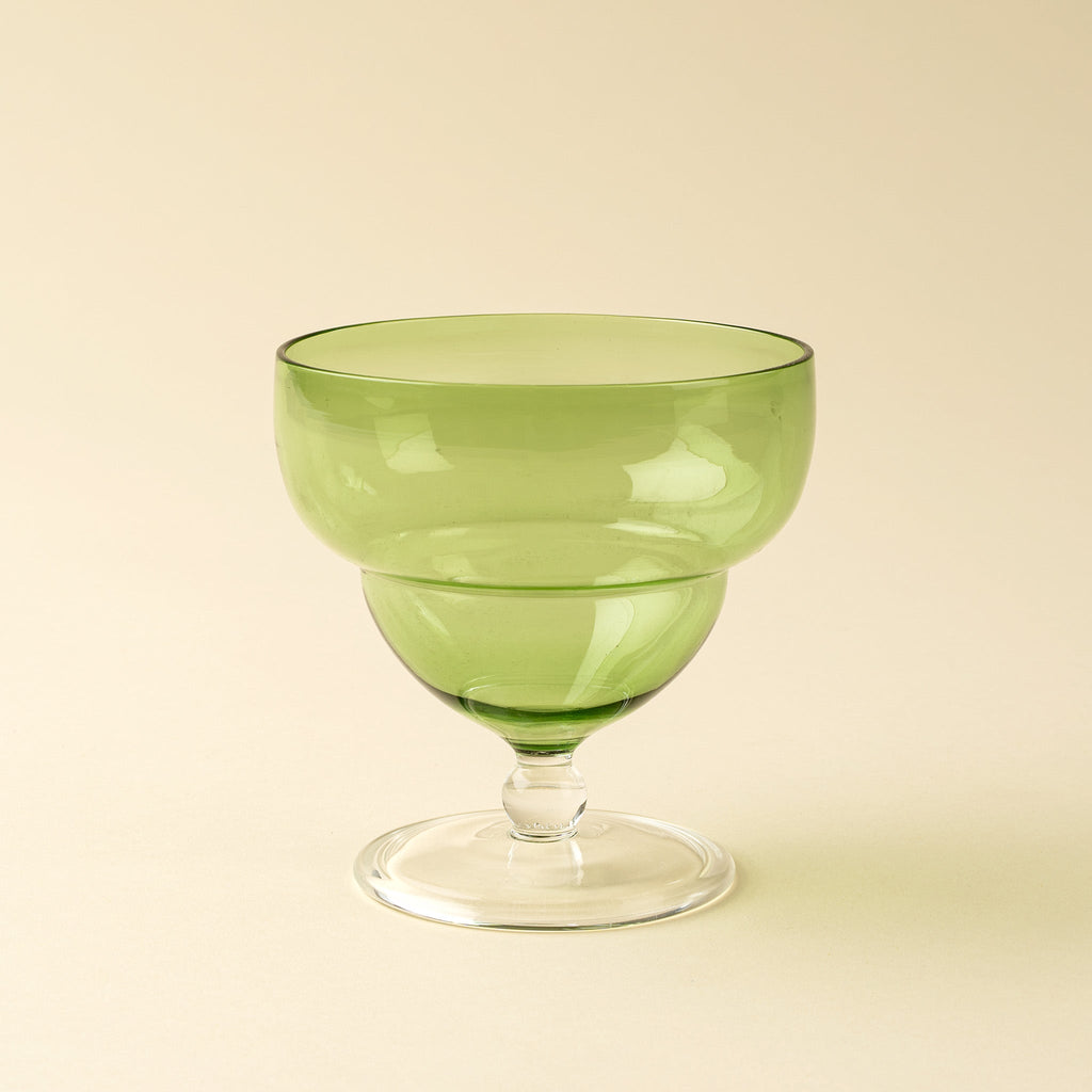 Savoy Coupe Glass, Green
