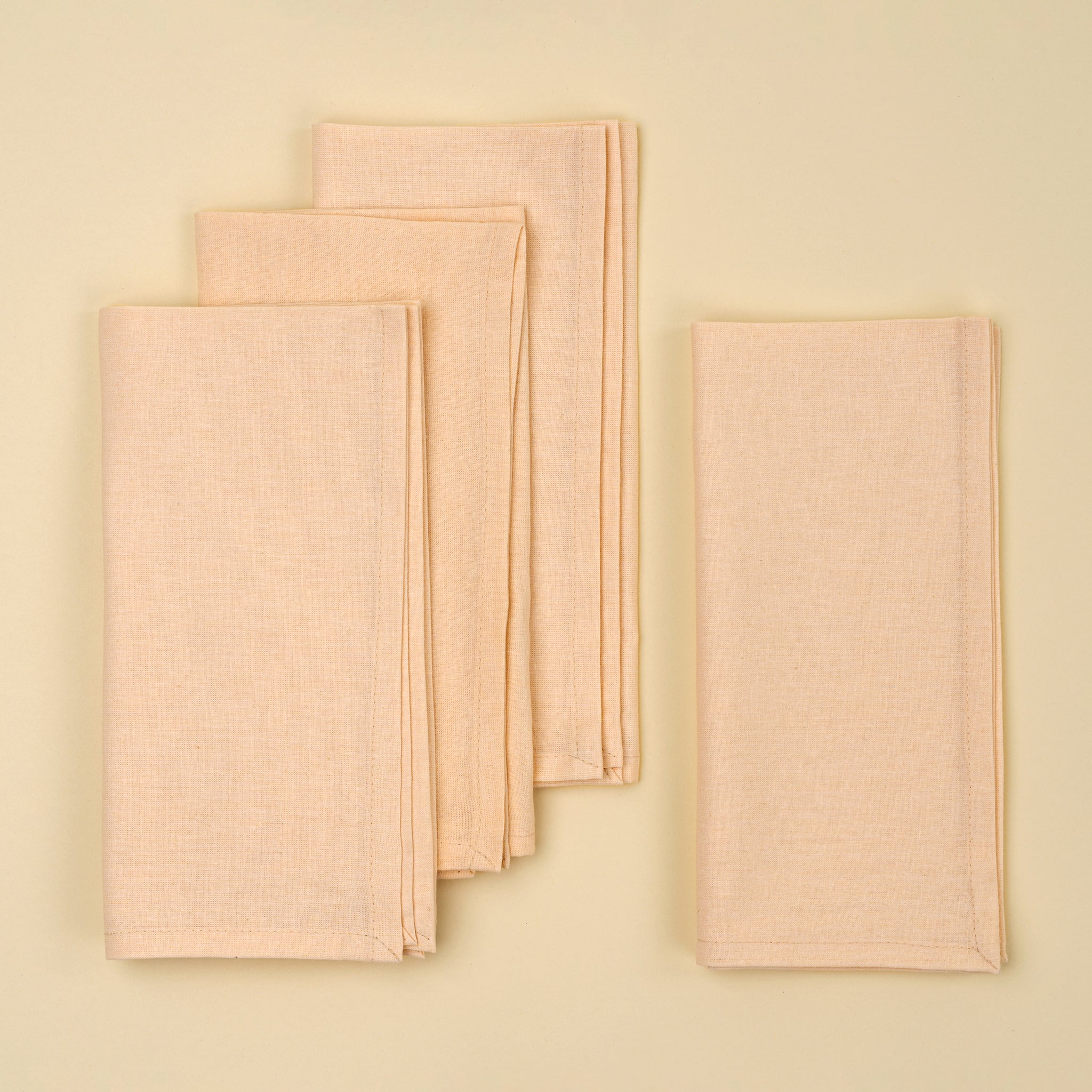Calla Cotton Napkins S/4, Pale Pink