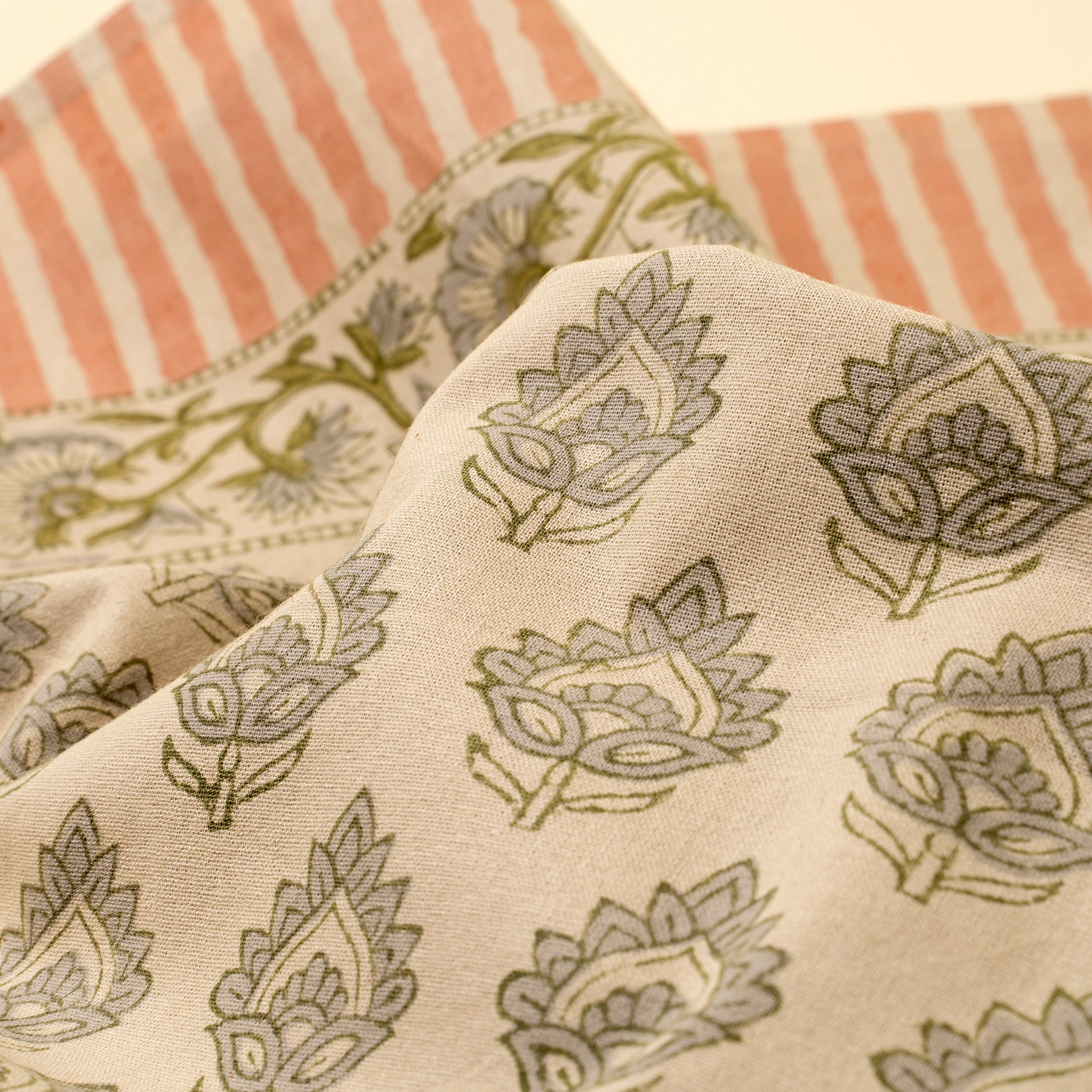 Ritika Block Print Table Runner - 108"L