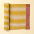 Sun Stripe Block Print Table Runner - 108"L